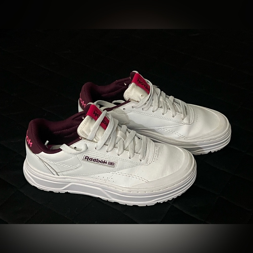 Reebok White Leather Sneakers